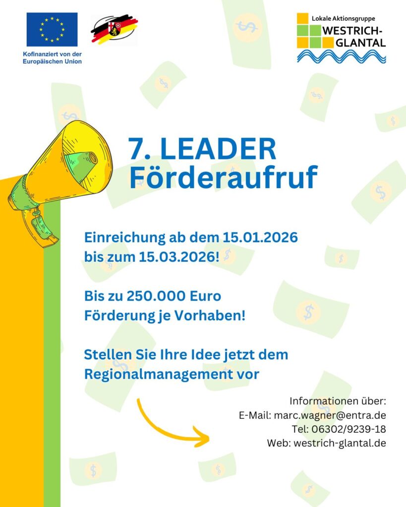 7. LEADER-Förderaufruf: Jetzt bewerben! 